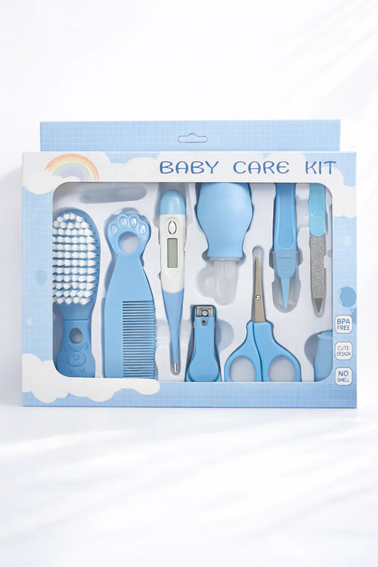 Baby Care Kit – 9 Pieces Newborn Grooming & Hygiene Set (BPA Free)