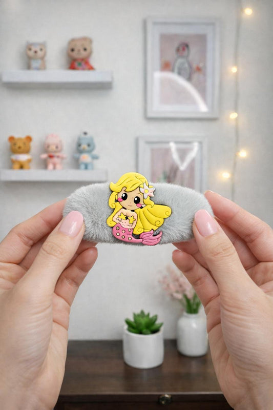 Kawaii Character Pom Pom Hair Clips